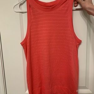 LULULEMON breeze by muscle tank ll — size 4 hot pink EUC